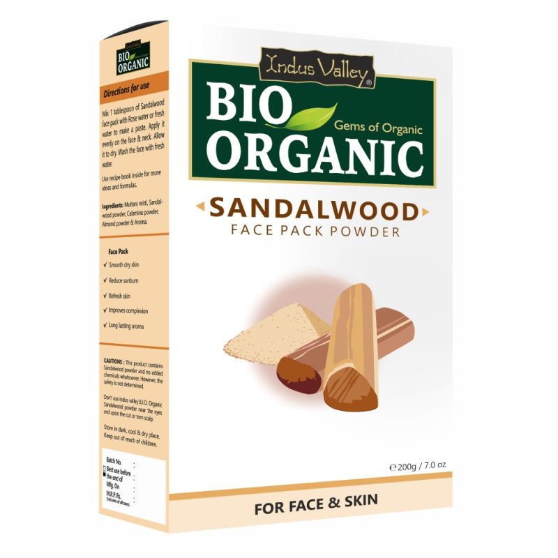 Sandalwood Face Pack Skin Brightening, De-Tan & Glow Care