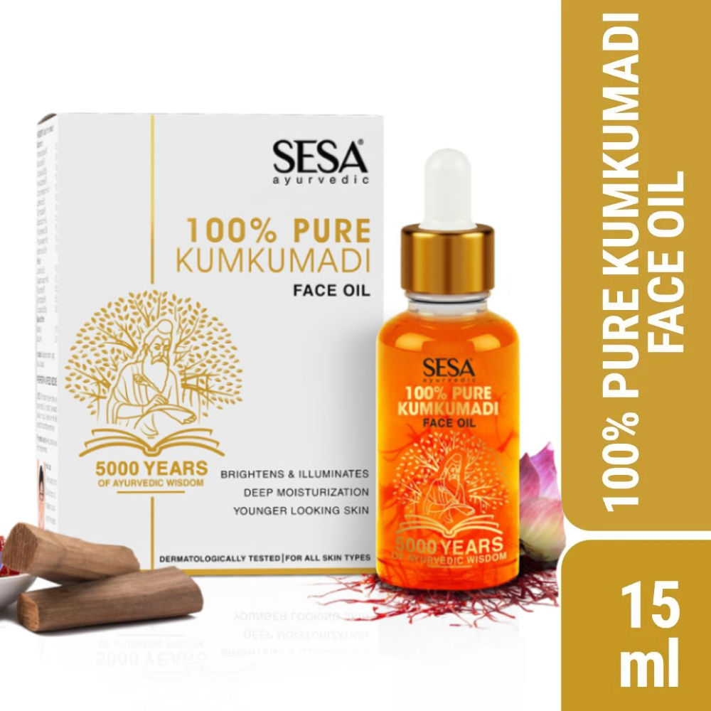 Kumkumadi Face Oil 30 ml for Radiant& Glowing Skin 100% Pure Kumkumadi Tailam