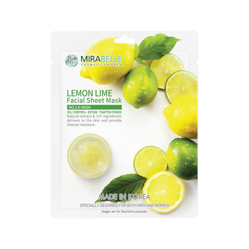 Facial Sheet Mask - Lemon Lime
