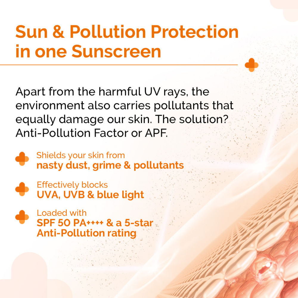 1% Hyaluronic Sunscreen SPF 50 PA++++ Aqua Gel For Normal To Oily... - In-Vivo tested
