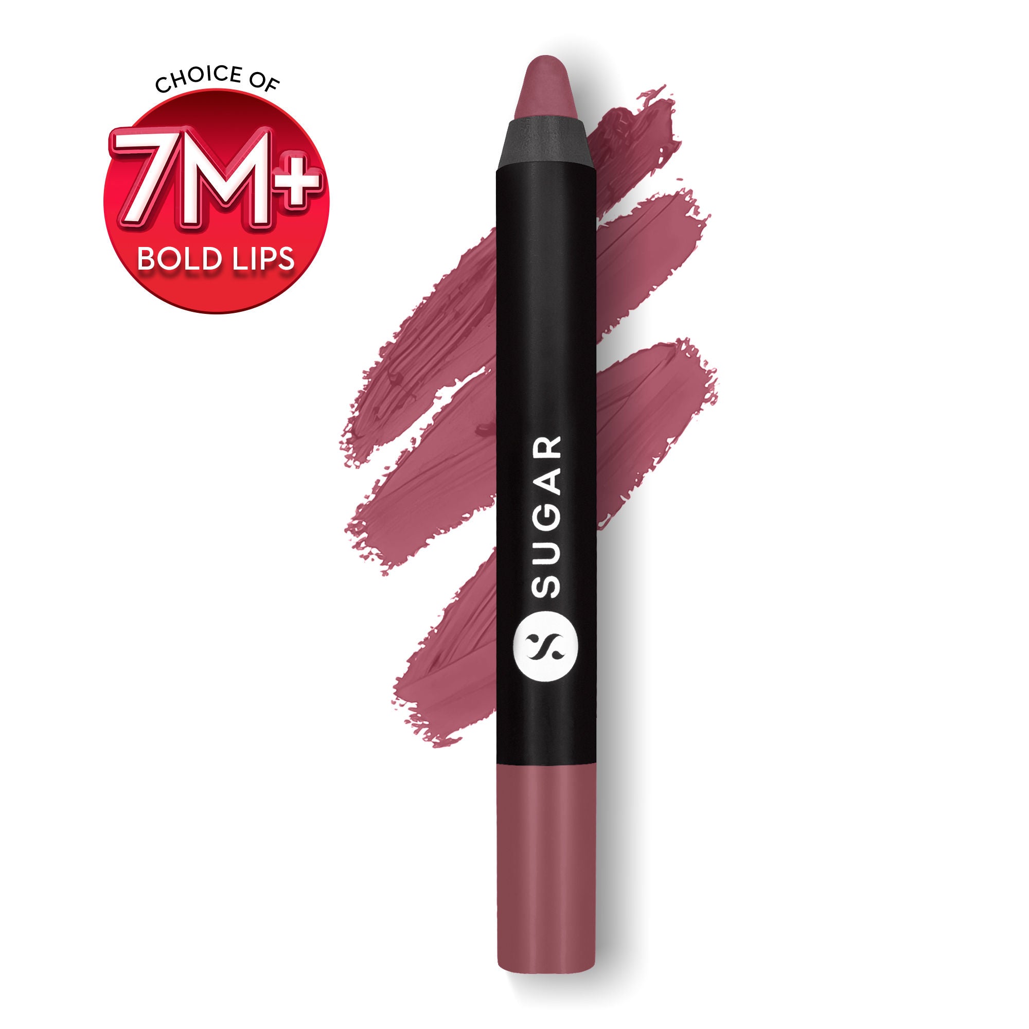 Matte As Hell Crayon Lipstick With Free Sharpener - 07 Viola (07 Viola)