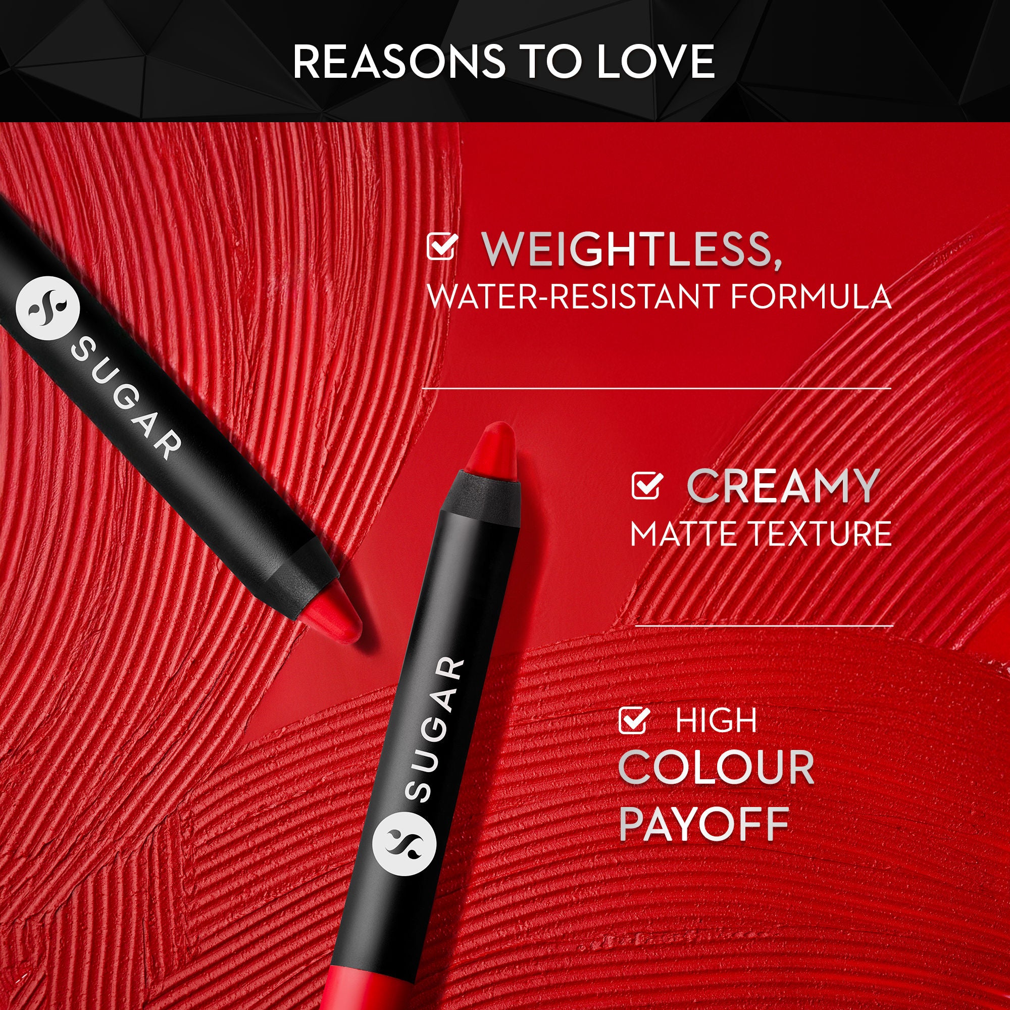 Matte As Hell Crayon Lipstick With Free Sharpener - 16 Claire Underwood