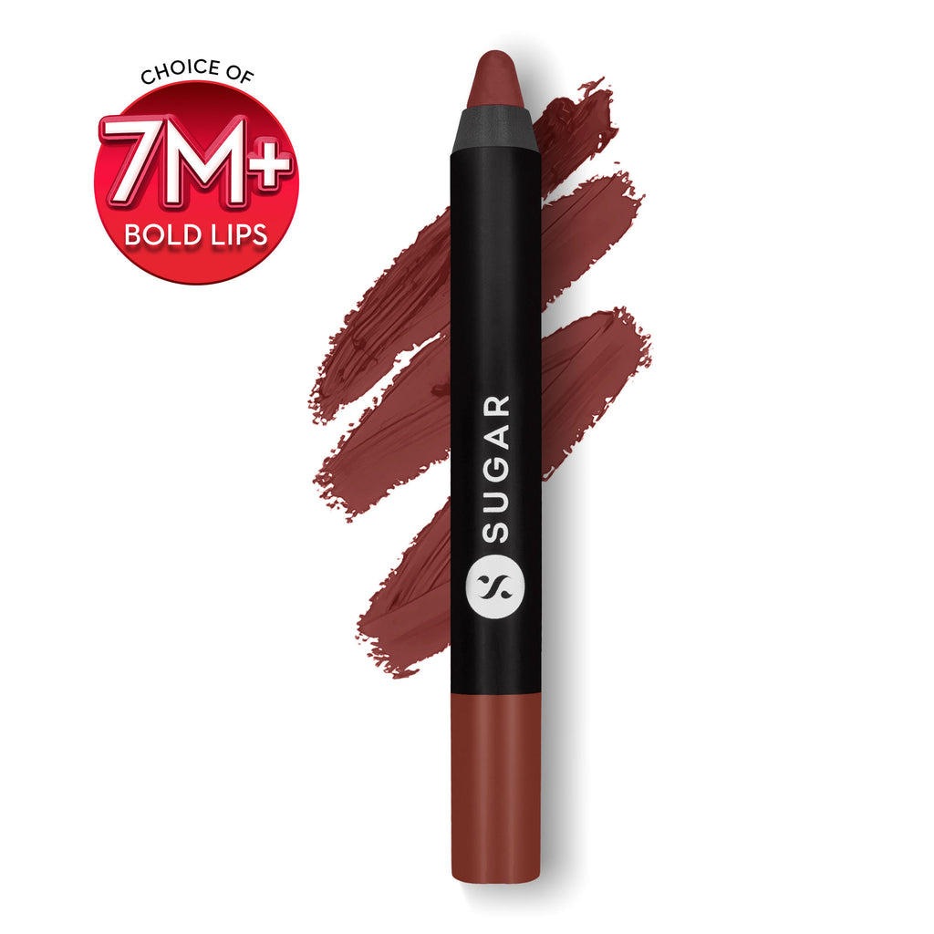 Matte As Hell Crayon Lipstick With Free Sharpener