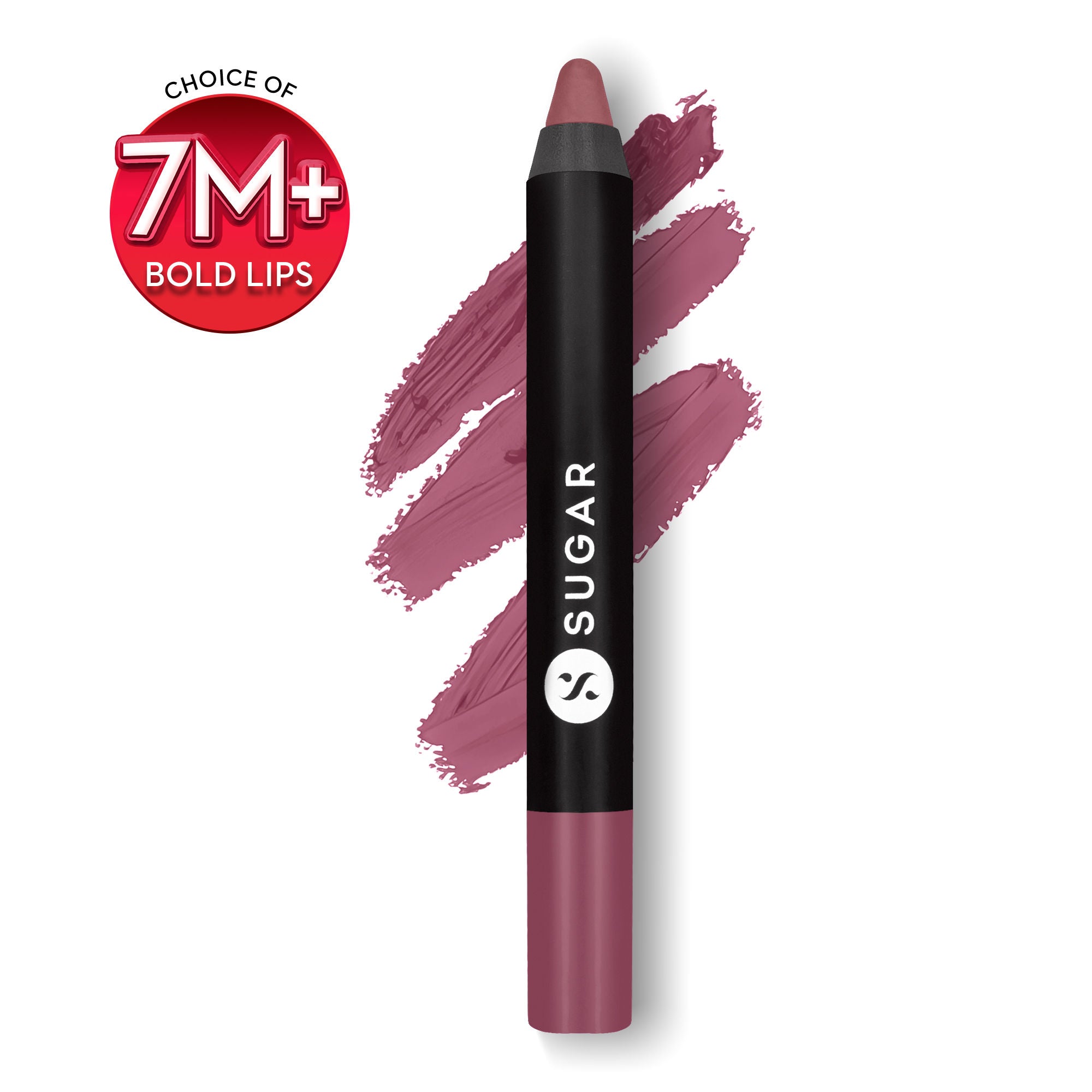 Matte As Hell Crayon Lipstick With Free Sharpener - 25 Lily Aldrin (Mauve Pink)