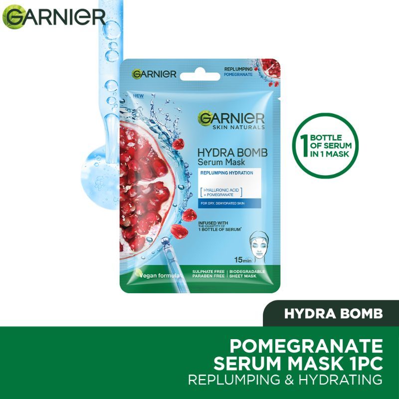 Skin Naturals Face Serum Sheet Mask - Hydra Bomb