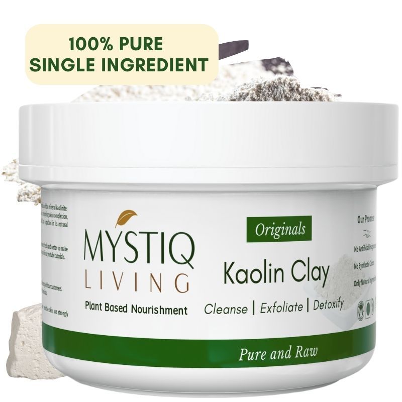 Kaolin Clay Powder, Pure And Organic Mask For De Tan, Face, Hair & Glowing Skin