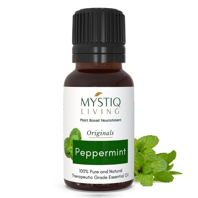 Peppermint Essential Oil For Hair Growth, Dandruff & Itchy Scalp, 100% Pure Organic