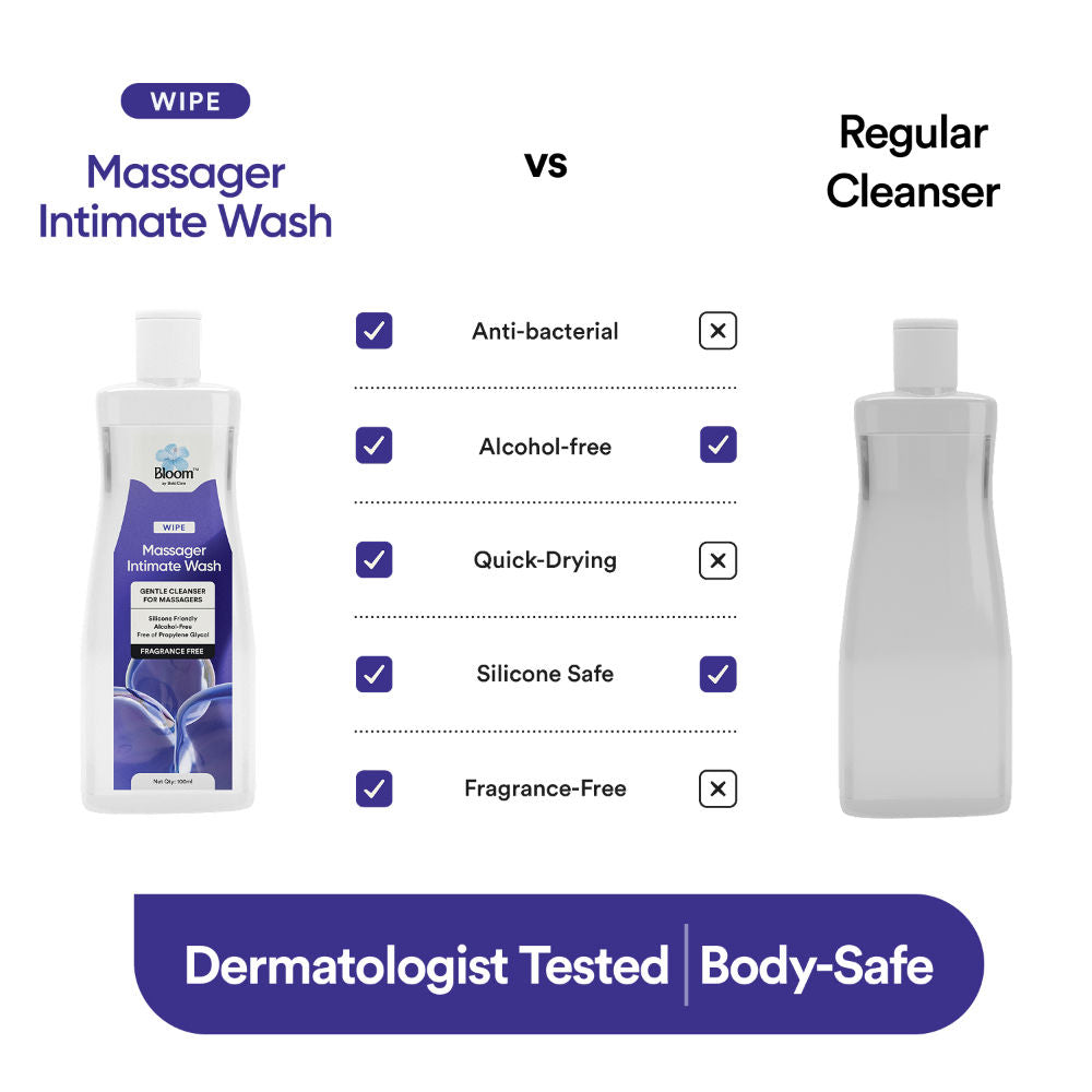 Massager Wash Anti-Bacterial Wash Alcohol-Free & Body Safe