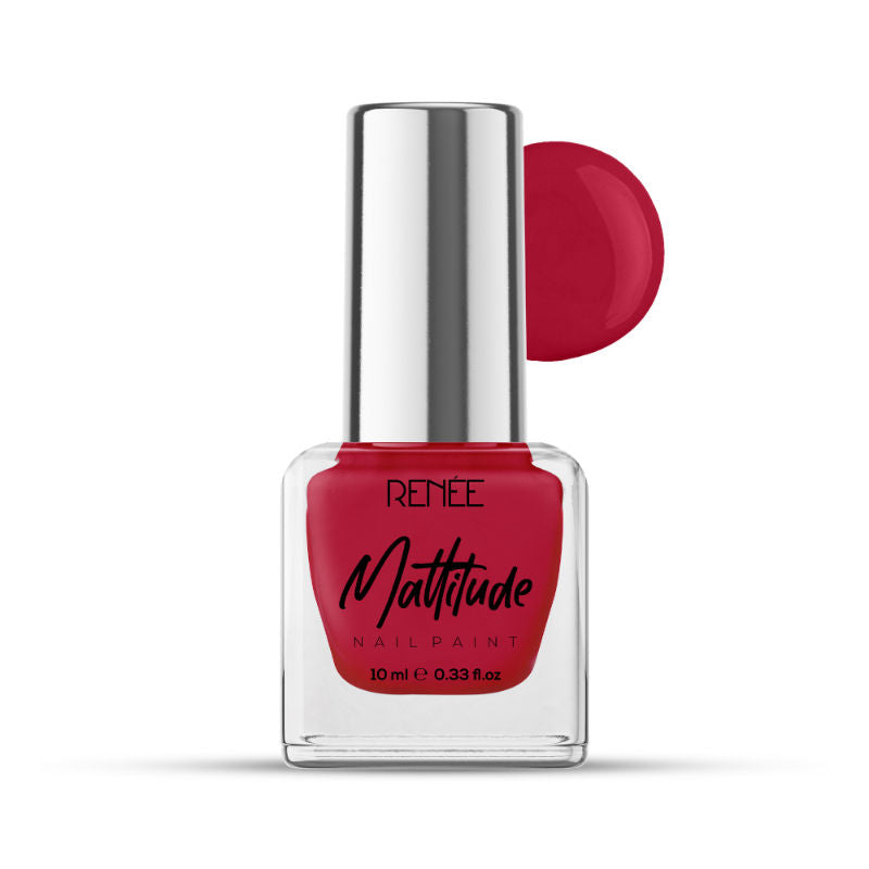 Mattitude Nail Paint - Salsa Red