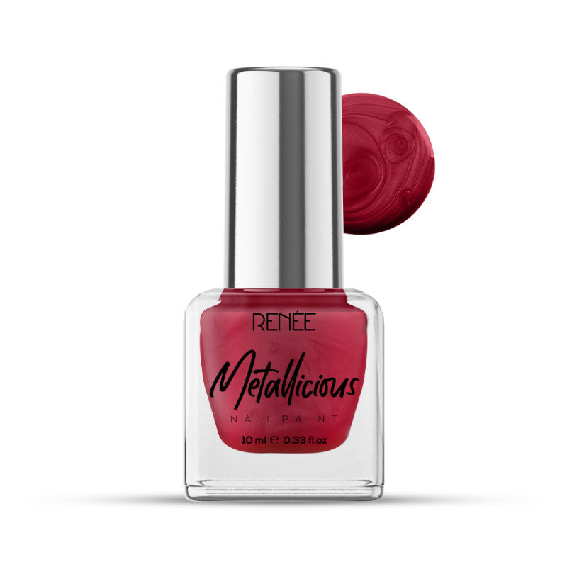 Metallicious Nail Paint - Christmas Red