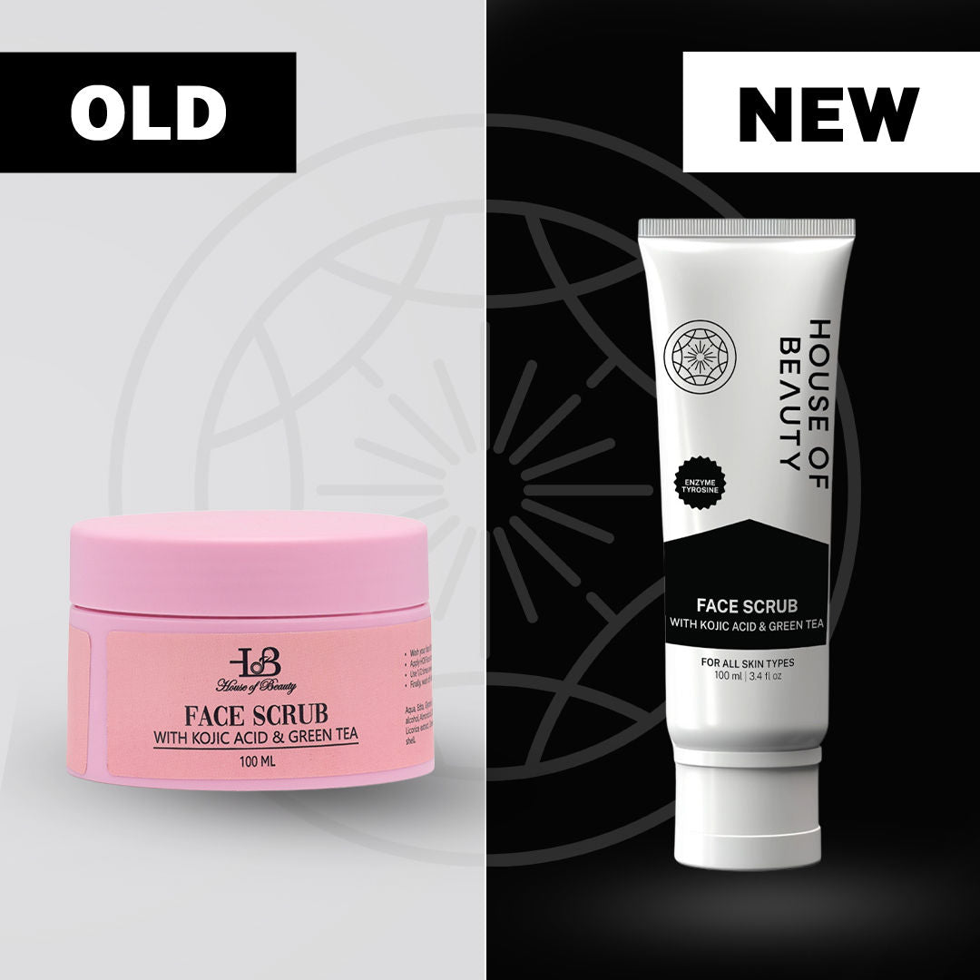 Face Scrub With Kojic Acid & Green Tea