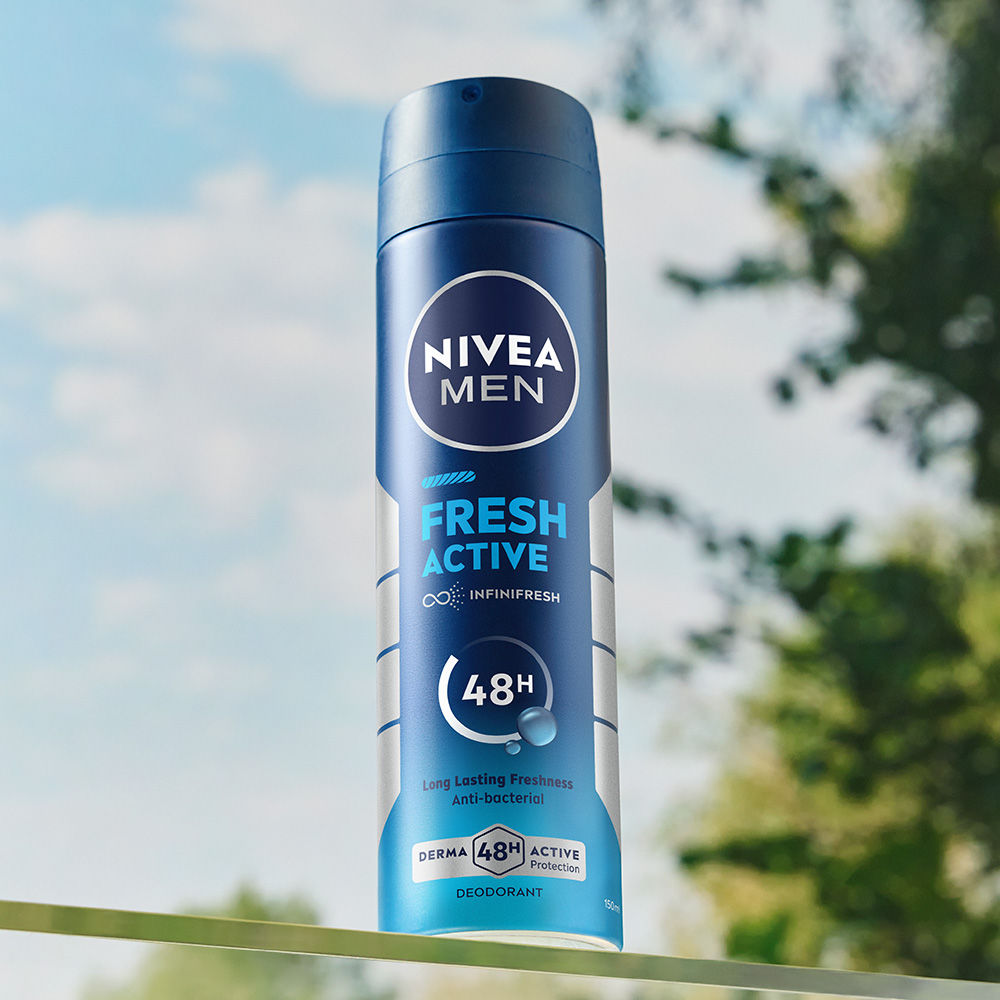 MEN Deodorant, Fresh Active, 48h Long lasting Freshness