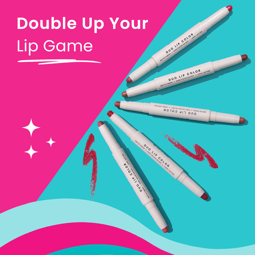 CRAZE Duo 2 In 1 Satin Matte Finish Lipstick Non-Transfer Lip Colour