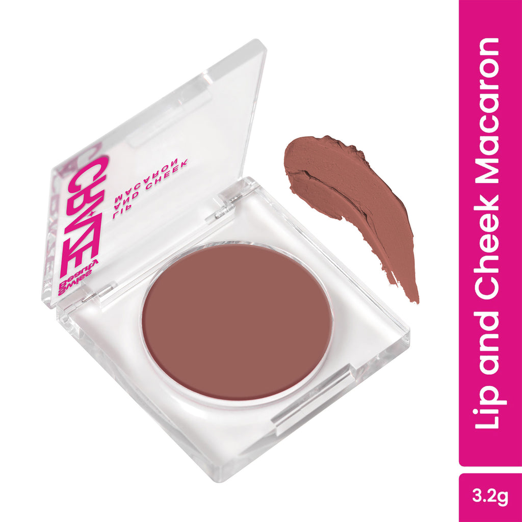 CRAZE Lip & Cheek Macaron With Vitamin E And Olive Oil - 02 Macron