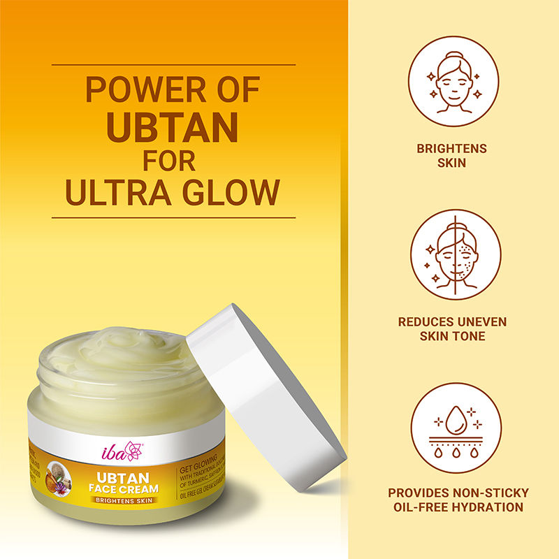Ubtan Face Cream With Turmeric, Sandalwood & Saffron For Brightens Skins