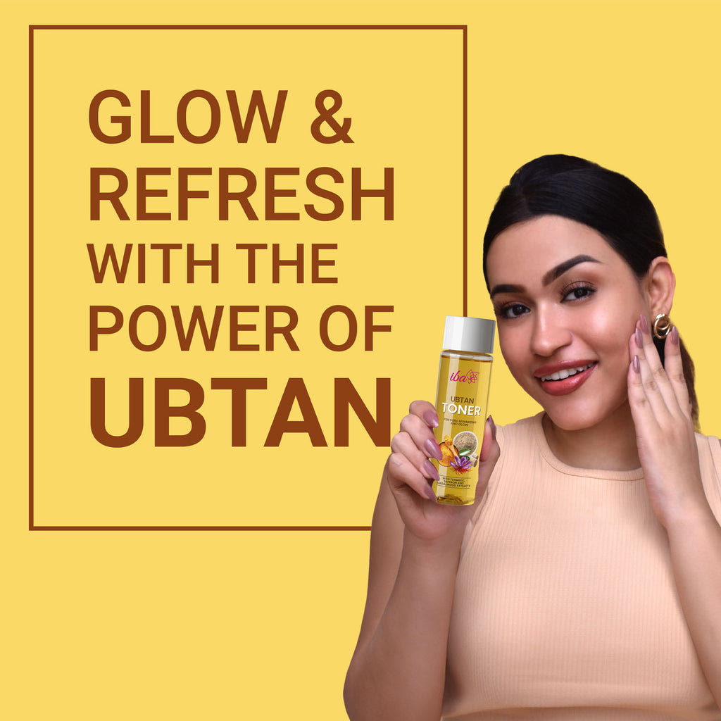 Ubtan Toner With Turmeric, Saffron & Sandalwood Extracts For Pore Minimizing And Glow