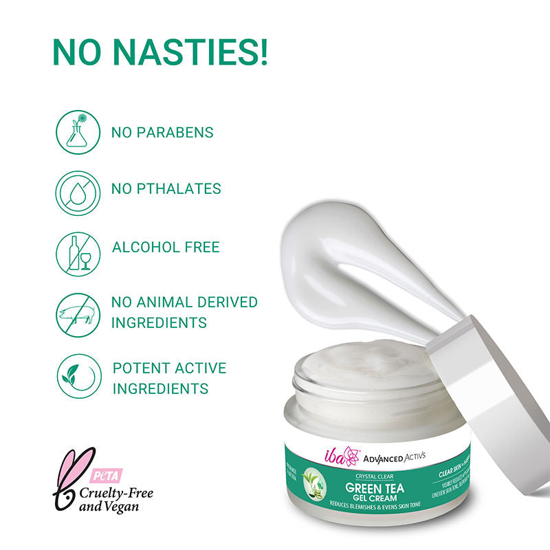 Advanced Activs Crystal Clear Green Tea Gel Cream