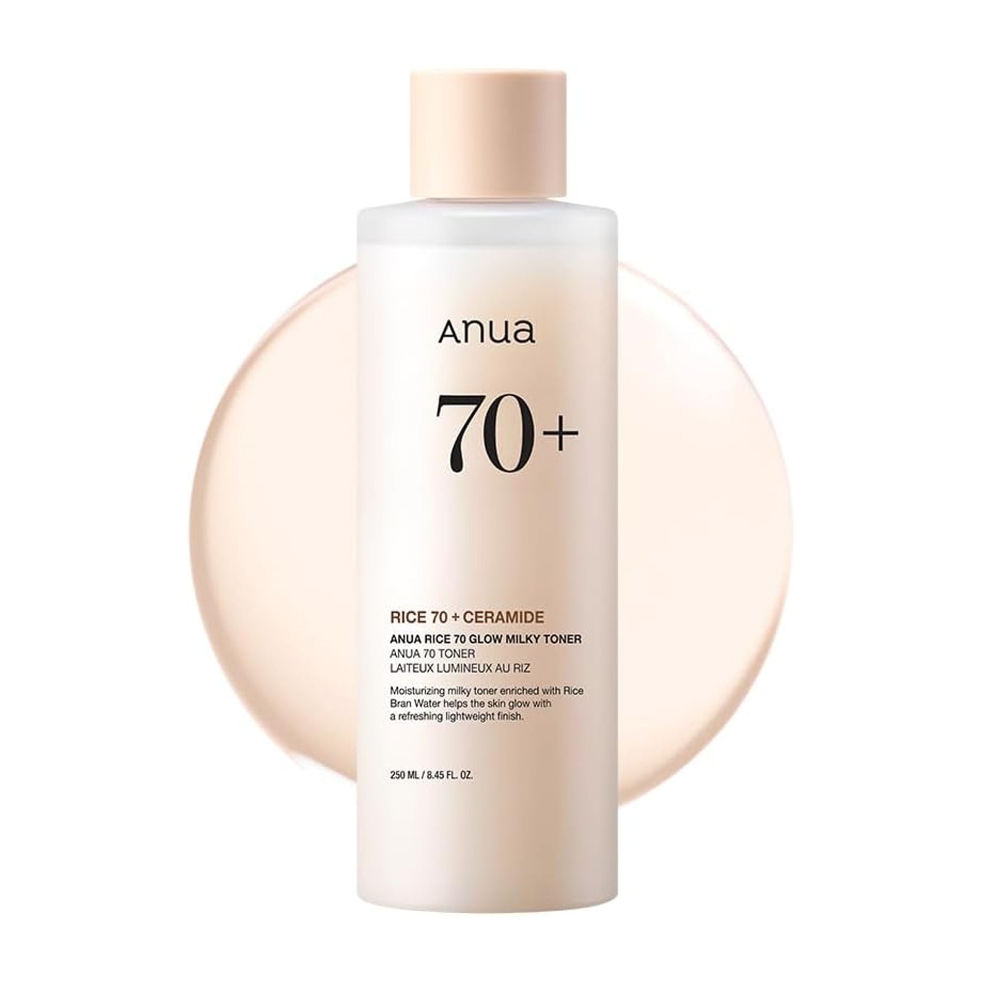 Rice 70 Glow Milky Toner with Niacinamide & Ceramide For Glass Skin & Healthy Skin Barrier