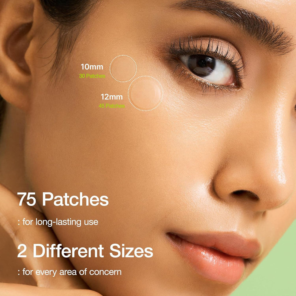 Ultra-Thin Spot Cover Patch Invisible Hydrocolloid Acne Patches, Soothes & Reduces Breakouts