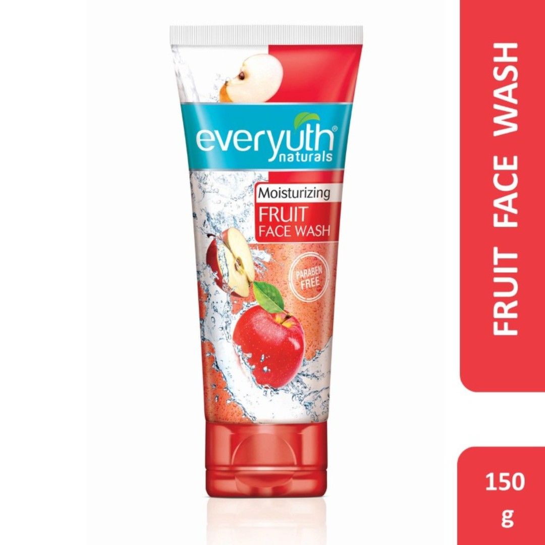 Moisturizing Fruit Face Wash With Apple Extracts, Paraben Free