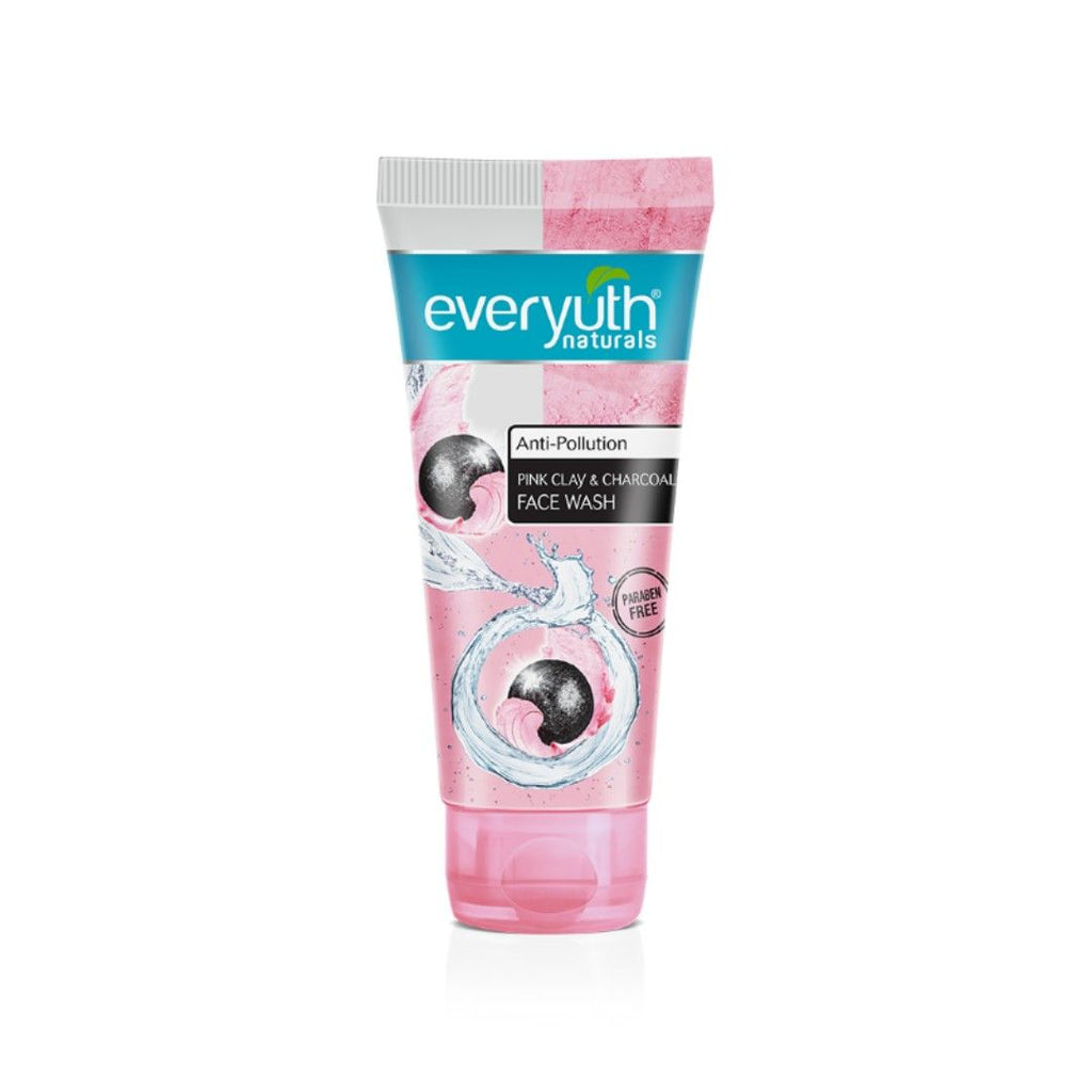 Anti Pollution Pink Clay & Charcoal Face Wash