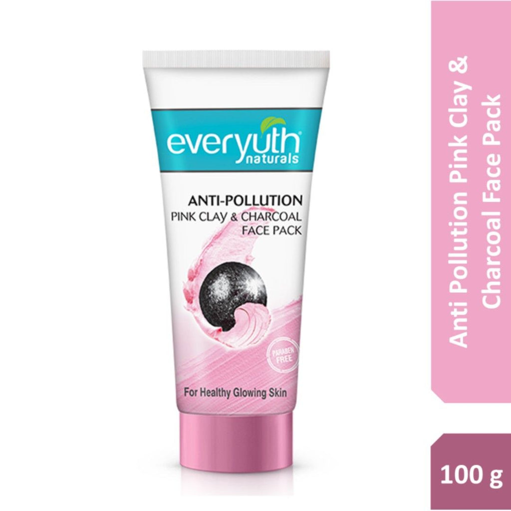 Anti Pollution Pink Clay & Charcoal Face Pack