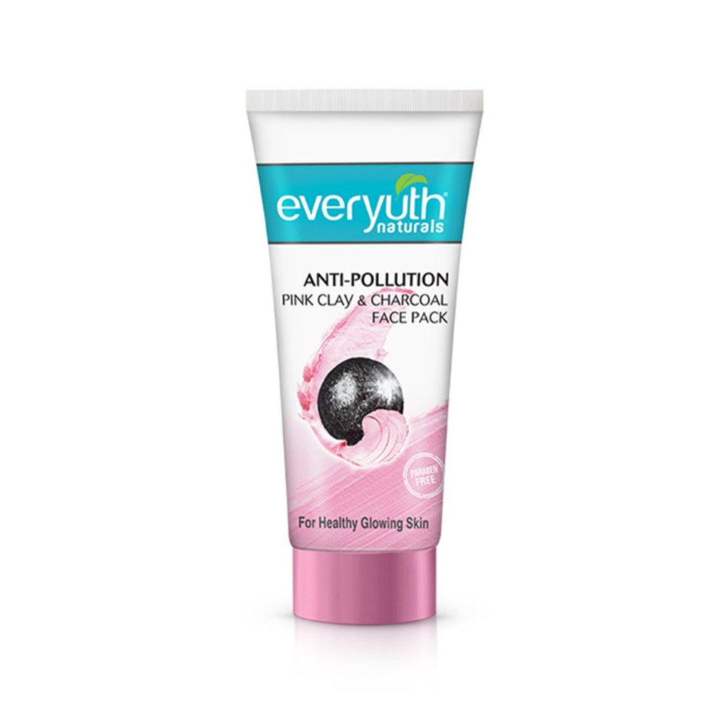 Anti Pollution Pink Clay & Charcoal Face Pack