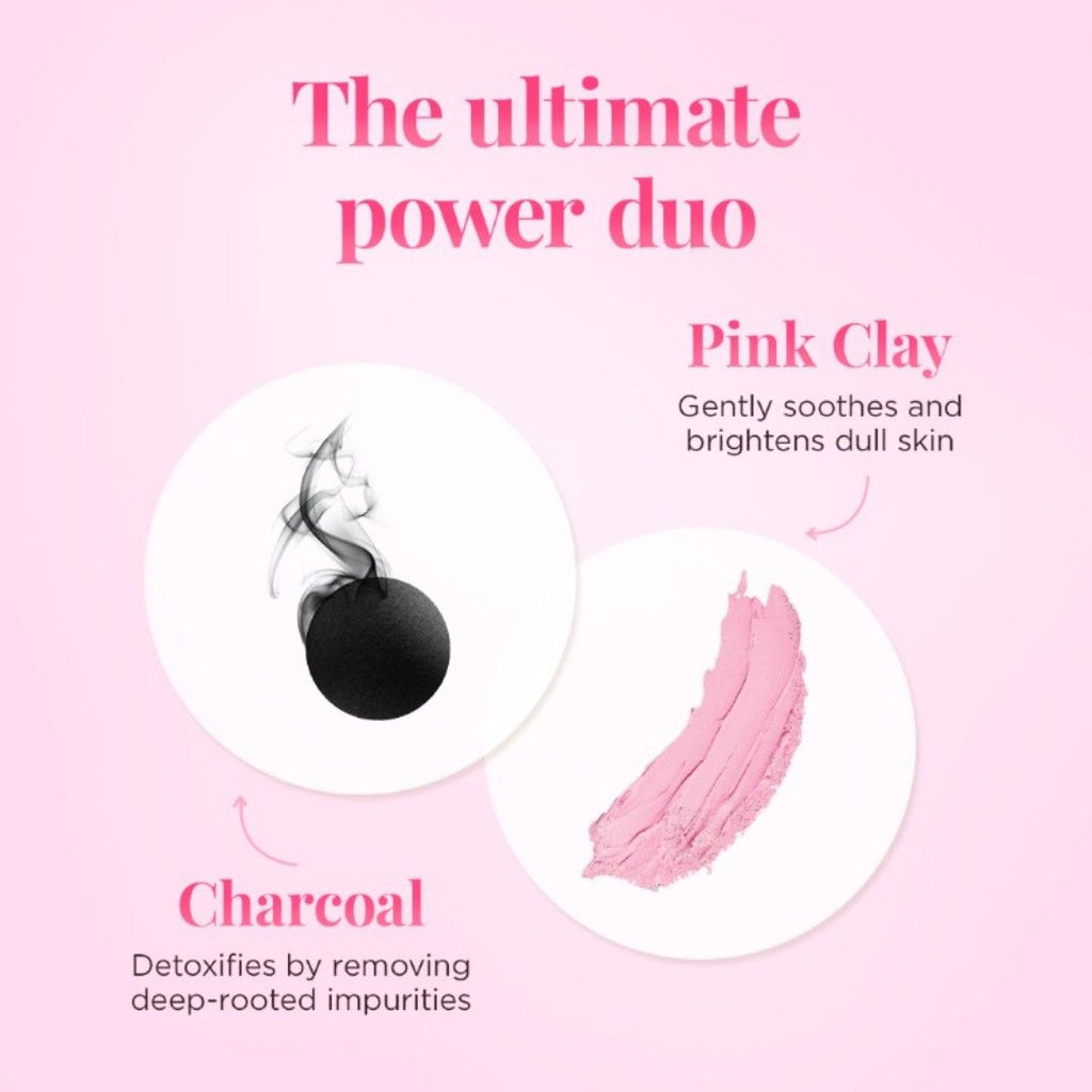 Anti Pollution Sheet Mask - Pink Clay & Charcoal