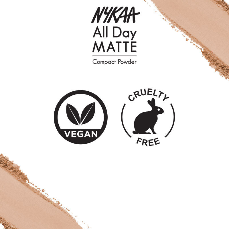 All Day Matte 12HR Oil Control Face Compact Powder With SPF 15 PA ++