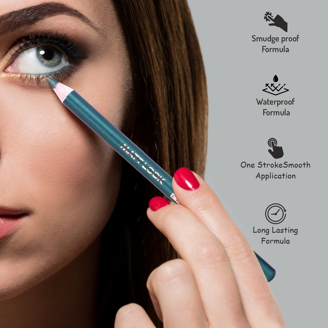 Colorite Long Lasting Smudge Proof Eye Liner Pencil