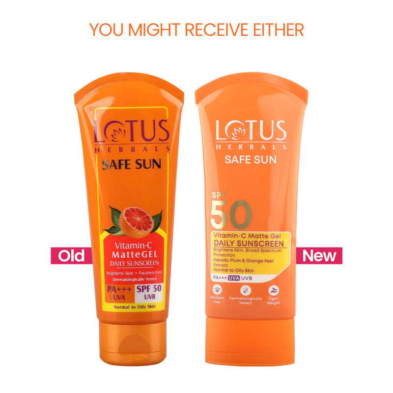 SafeSun Vitamin C Matte Gel Daily Sunscreen SPF 50 PA+++ | For All Skin Types