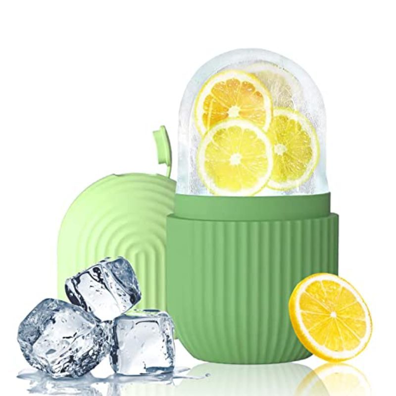 Ice Roller Massage for Face Toning - Green