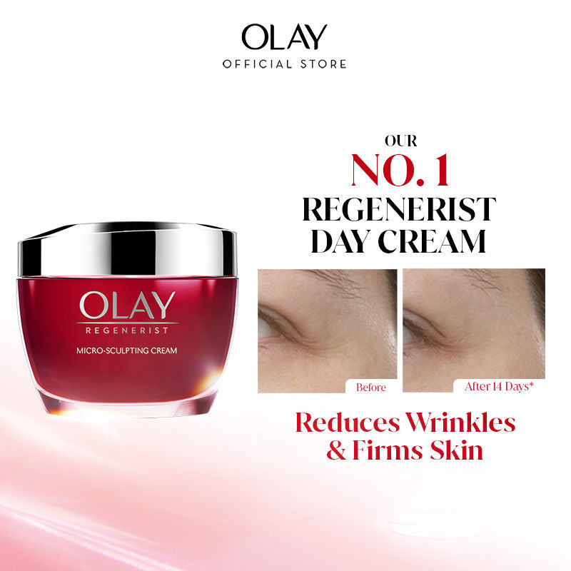 Regenerist Mico Sculpting Day Cream For Plump-Bouncy Skin With Hyaluronic Acid & Niacinamide