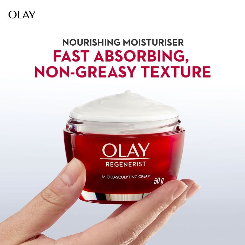 Regenerist Mico Sculpting Day Cream For Plump-Bouncy Skin With Hyaluronic Acid & Niacinamide