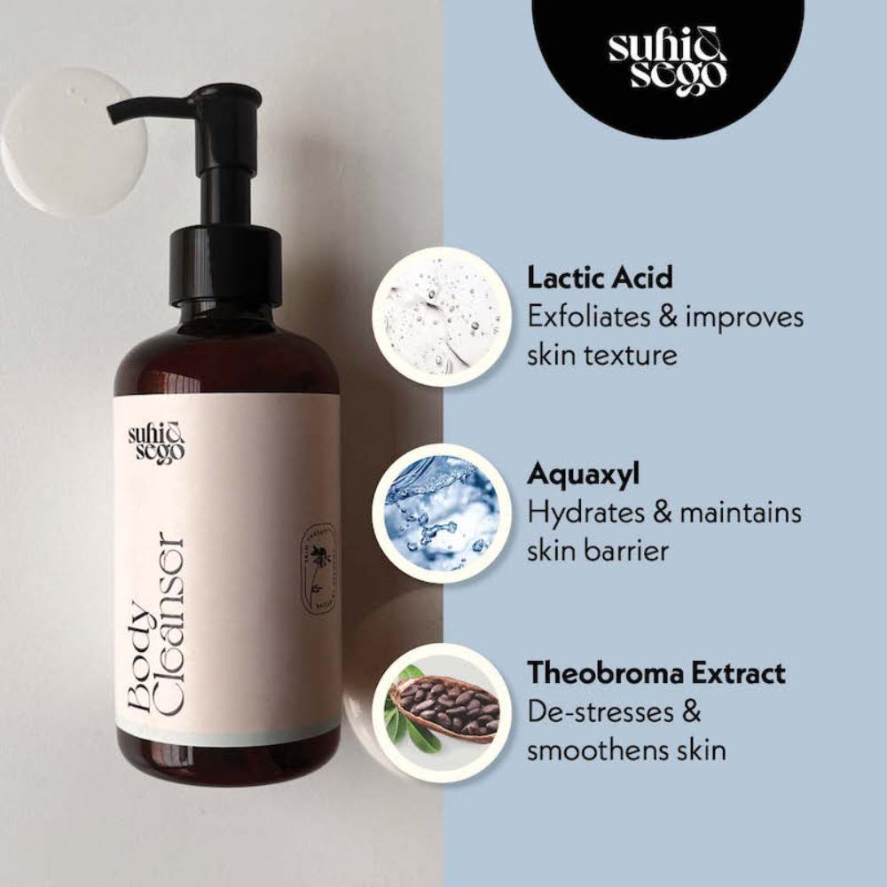 Fresh Reset Body Cleanser With Lactic Acid, Hydrates & Exfoliates, Sls & Paraben Free