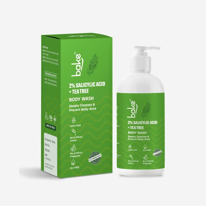 2% Salicylic Acid Body Wash For Body Acne & Strawberry Skin