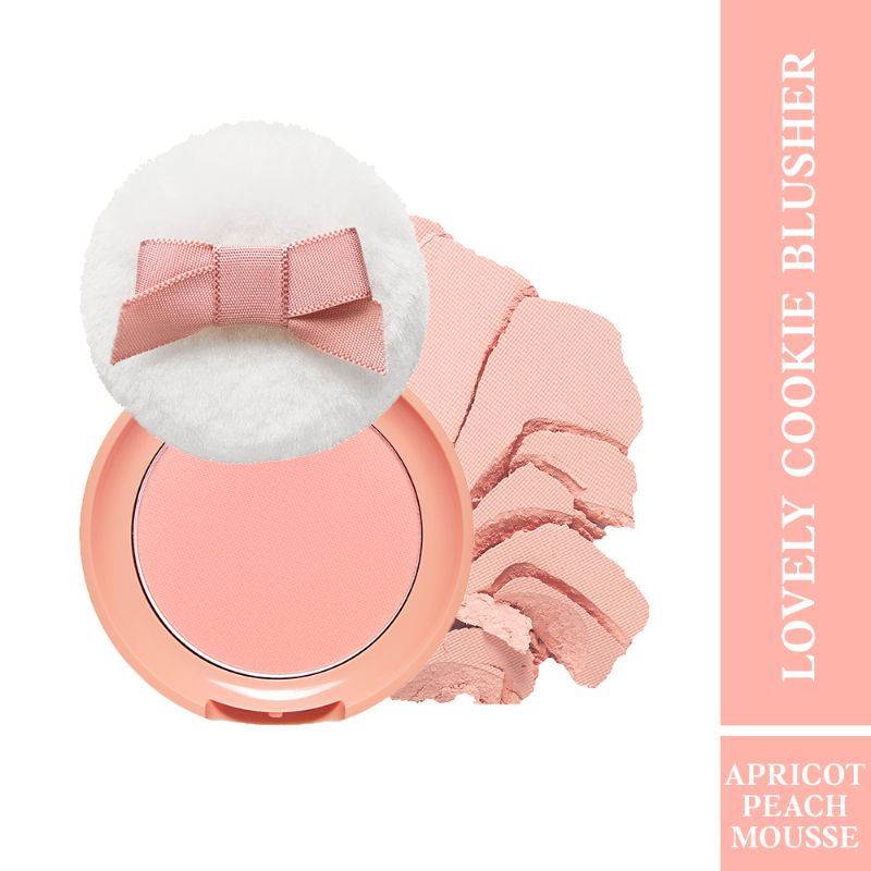 Lovely Cookie Pressed Powder Blush - Apricot Pea