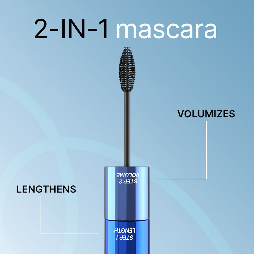 Dark Spell 2-In-1 Mascara with Lightweight, Strengthens & Promotes Lash Growth