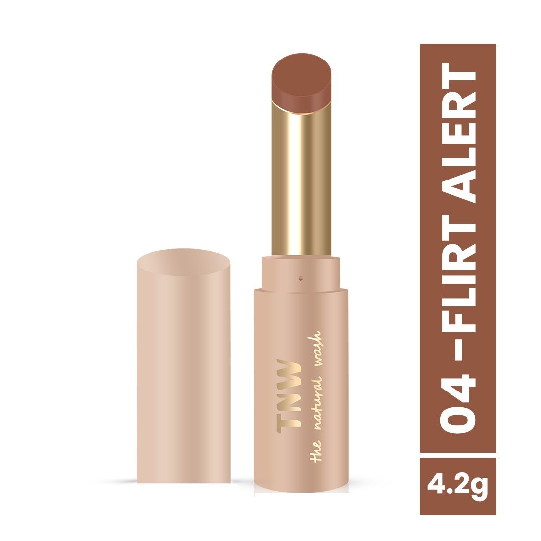 Long Stay Powdery Mousse Semi Matte Bullet Lipstick - 04 - Flirt Alert