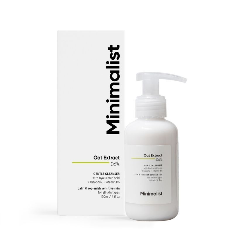 6% Oat Extract Gentle Cleanser With Hyaluronic Acid For Sensitive Skin