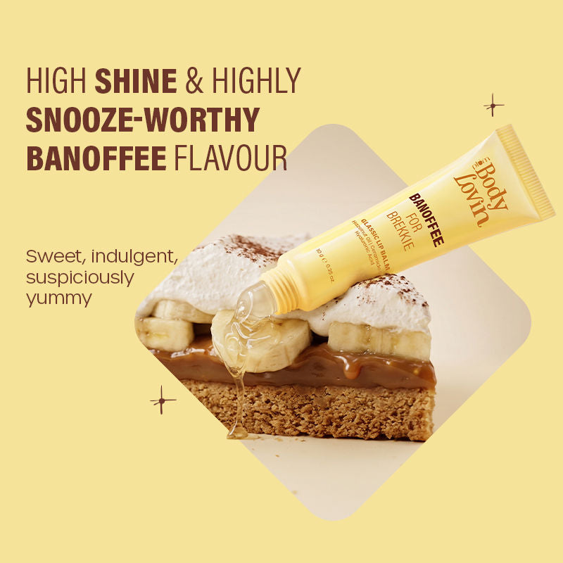 BodyLovin' Banoffee For Brekkie Glassic Lip Balm - Clear Gloss