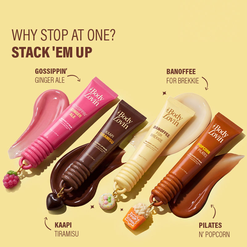 BodyLovin' Banoffee For Brekkie Glassic Lip Balm - Clear Gloss