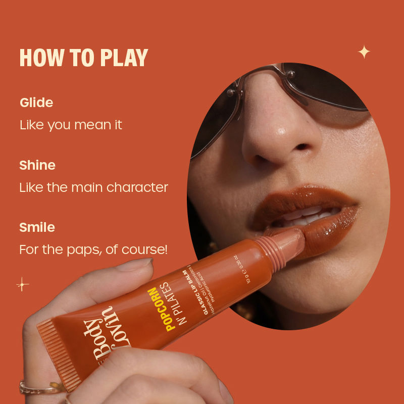 BodyLovin' Popcorn N' Pilates Glassic Lip Balm - Caramel Brown