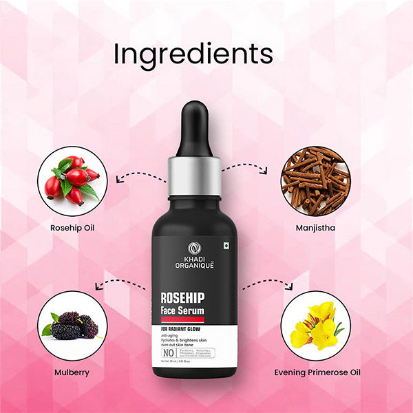 Rosehip Serum for Radiant Skin, Even Skin Tone, Hydration & Anti-Aging Care