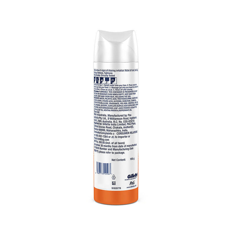 Sensitive Shaving Gel, Deep Comfort With Aloe Vera 0% Parabene