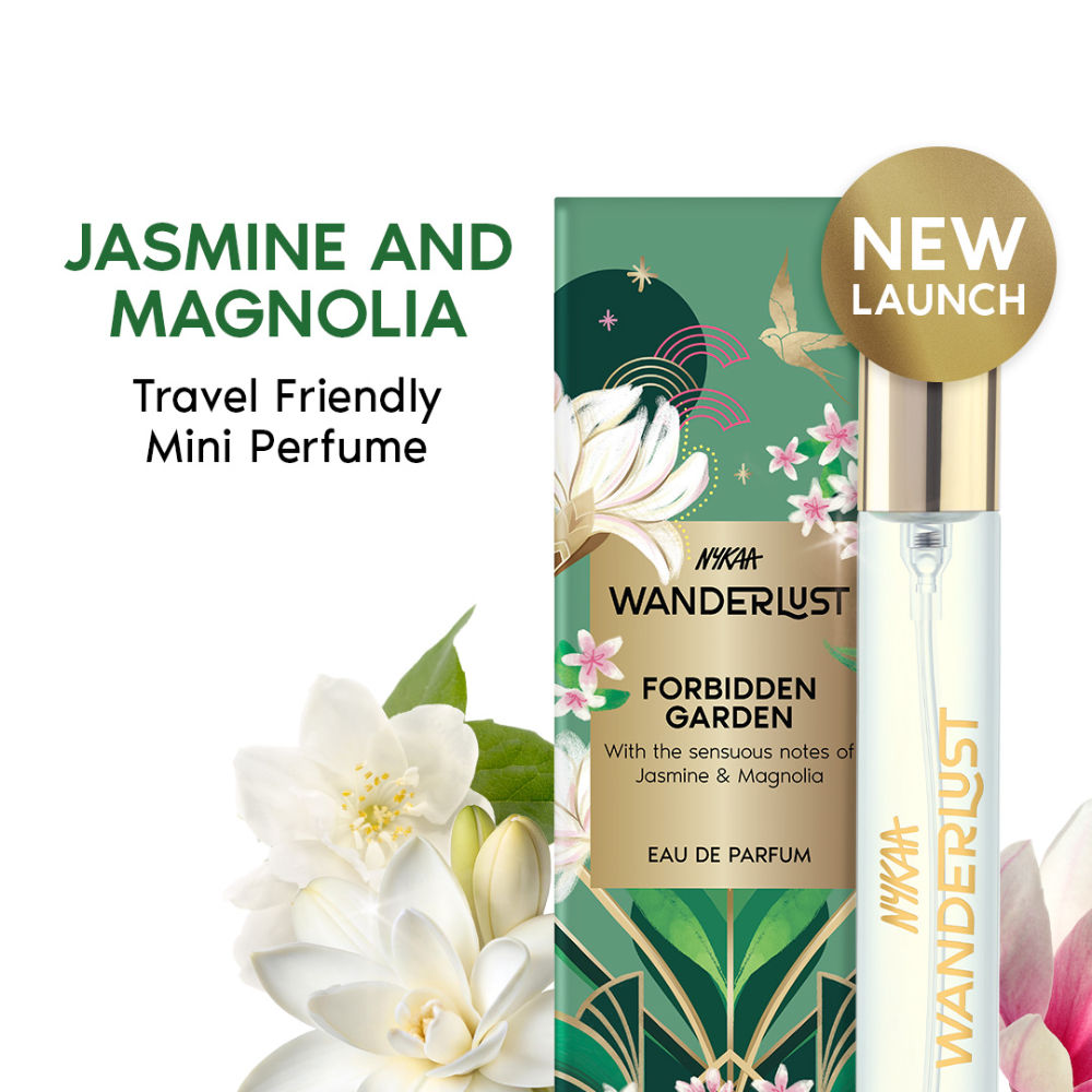 Nykaa Wanderlust Forbidden Garden EDP For Women Travel Perfume Jasmine & Magnolia Long Lasting - Forbidden Garden
