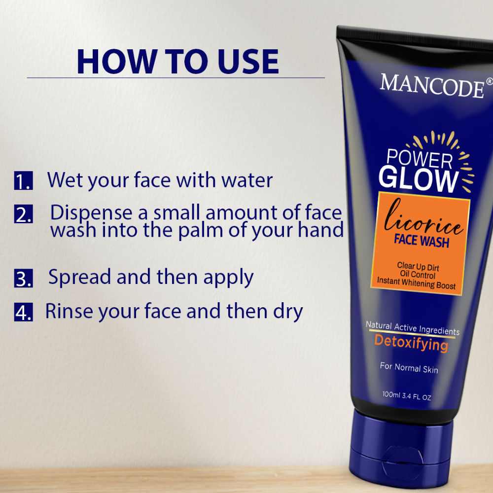 Power Glow Licorice Face Wash