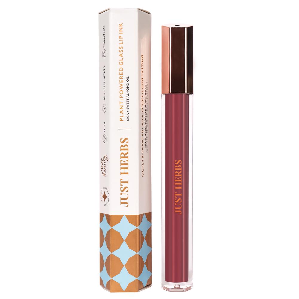 Plant-Powered Glossy Glass Lip Ink Long Stay Liquid Lipstick