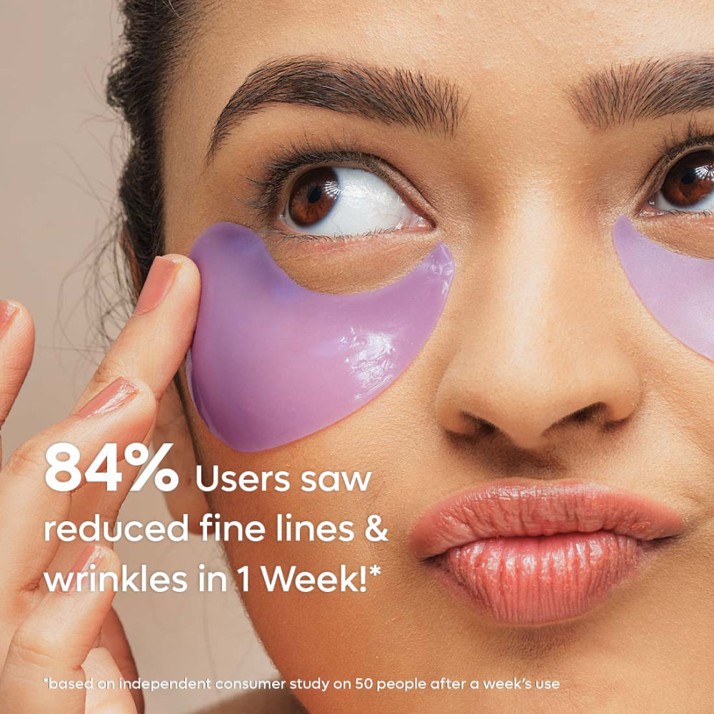 Anti Ageing Black Tea Hydrogel Under Eye Patches with Vegan Collagen Peptide