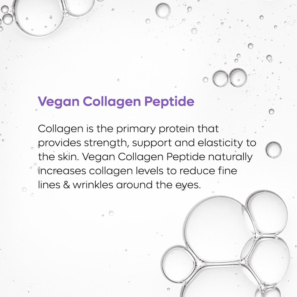 Anti Ageing Black Tea Hydrogel Under Eye Patches with Vegan Collagen Peptide